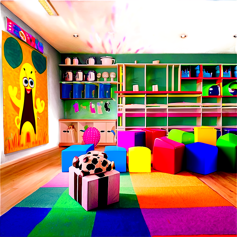 Organized Kids Playroom Png Ndu