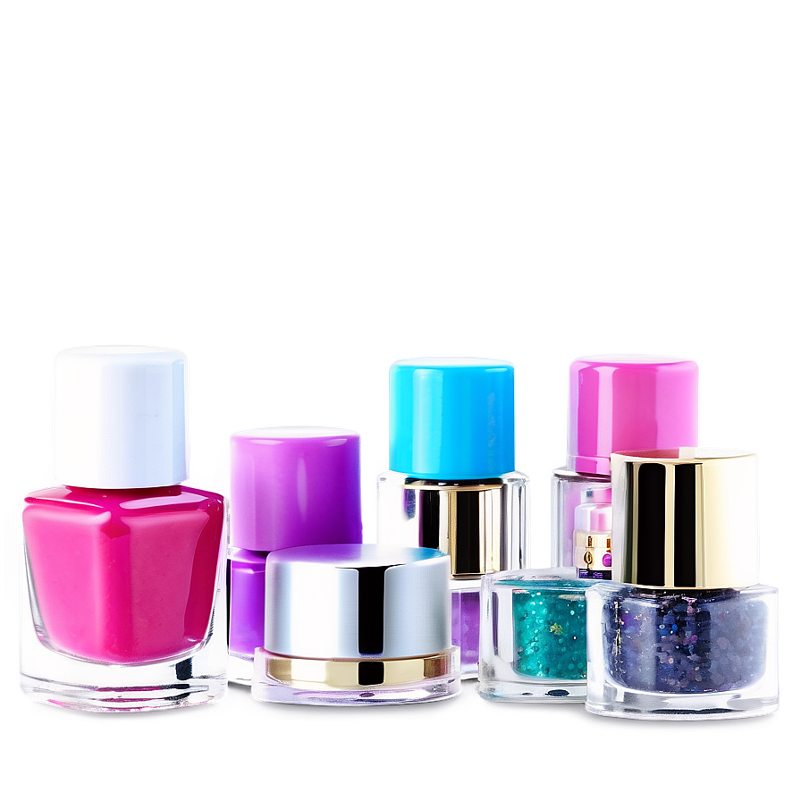 Organized Nail Polish Display Png 06212024