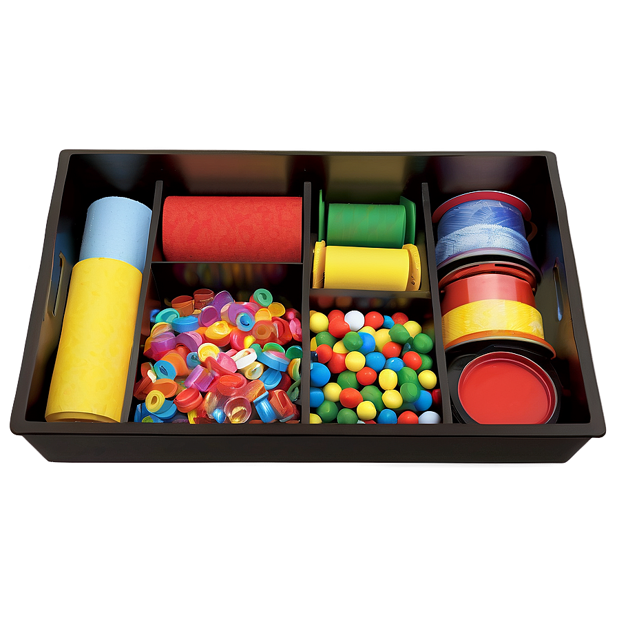 Organized Party Supplies Drawer Png 55