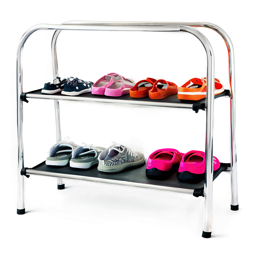 Organized Shoe Rack Png 06212024