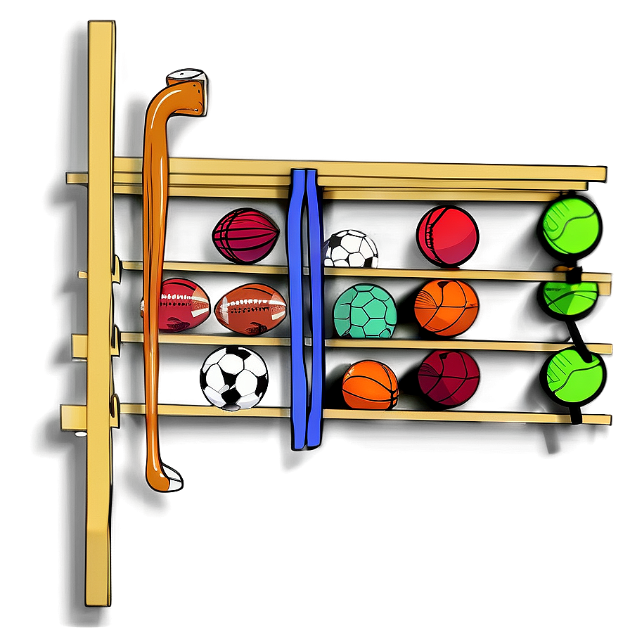 Organized Sports Equipment Closet Png 63