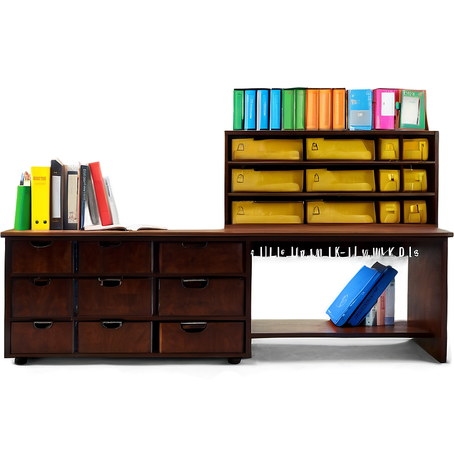 Organized Study Table Png 92