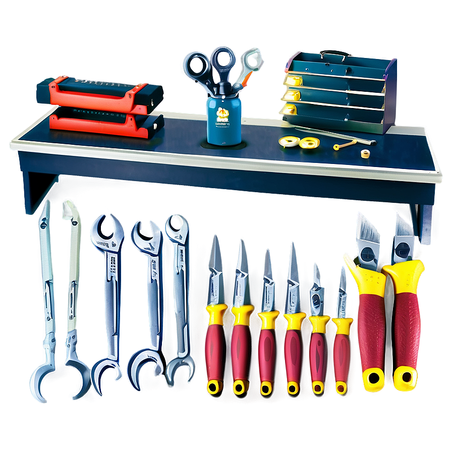 Organized Workbench Tools Png 06212024