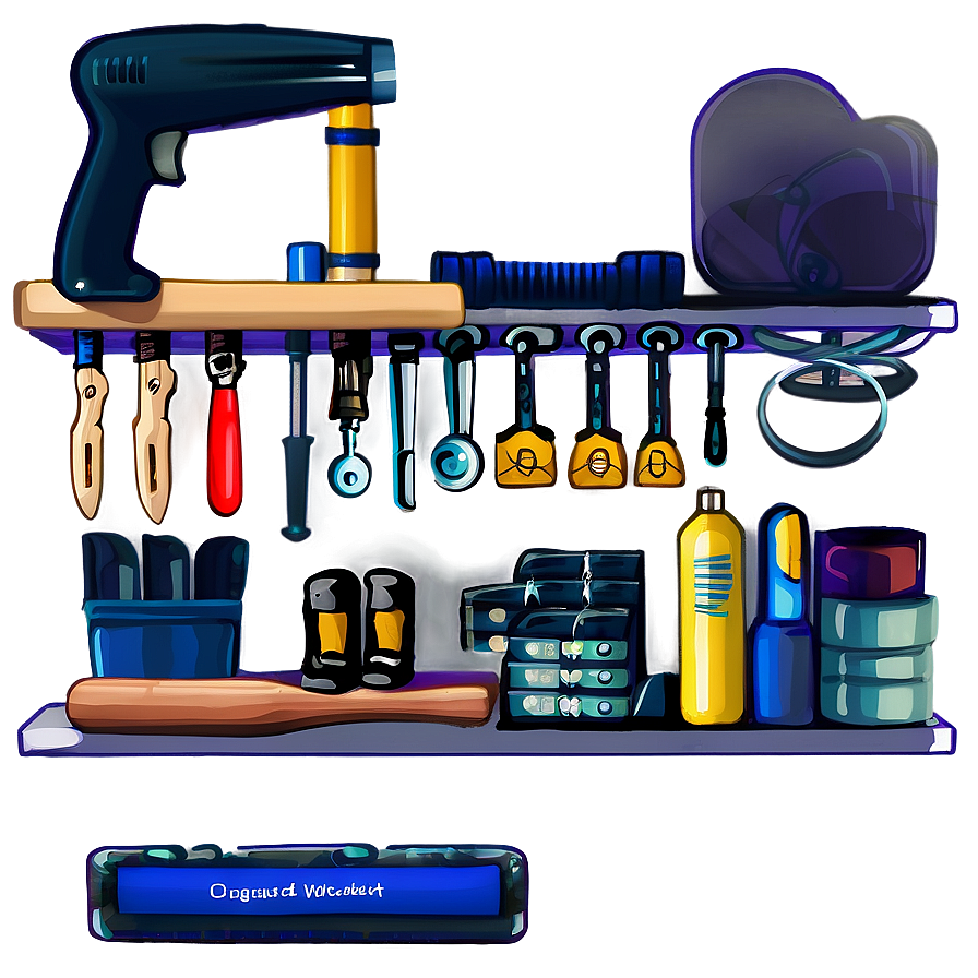 Organized Workbench Tools Png Hoj