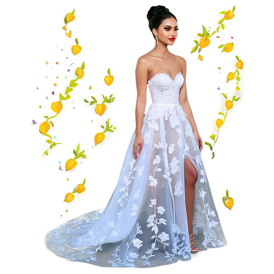 Organza Wedding Dresses Png Dsd15