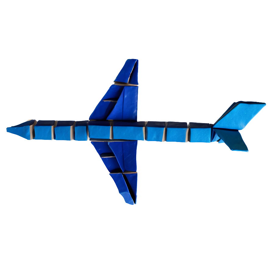 Origami Airplane That Flies Png Rcw