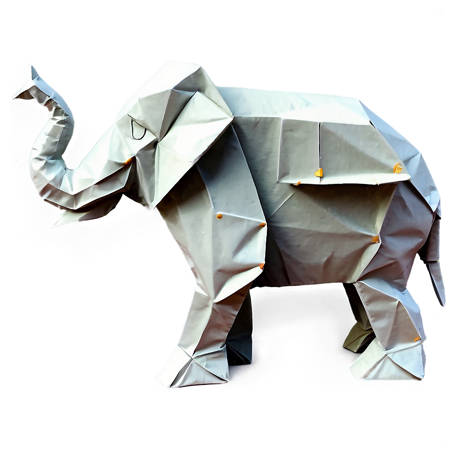 Origami Elephant Figure Png Ilp