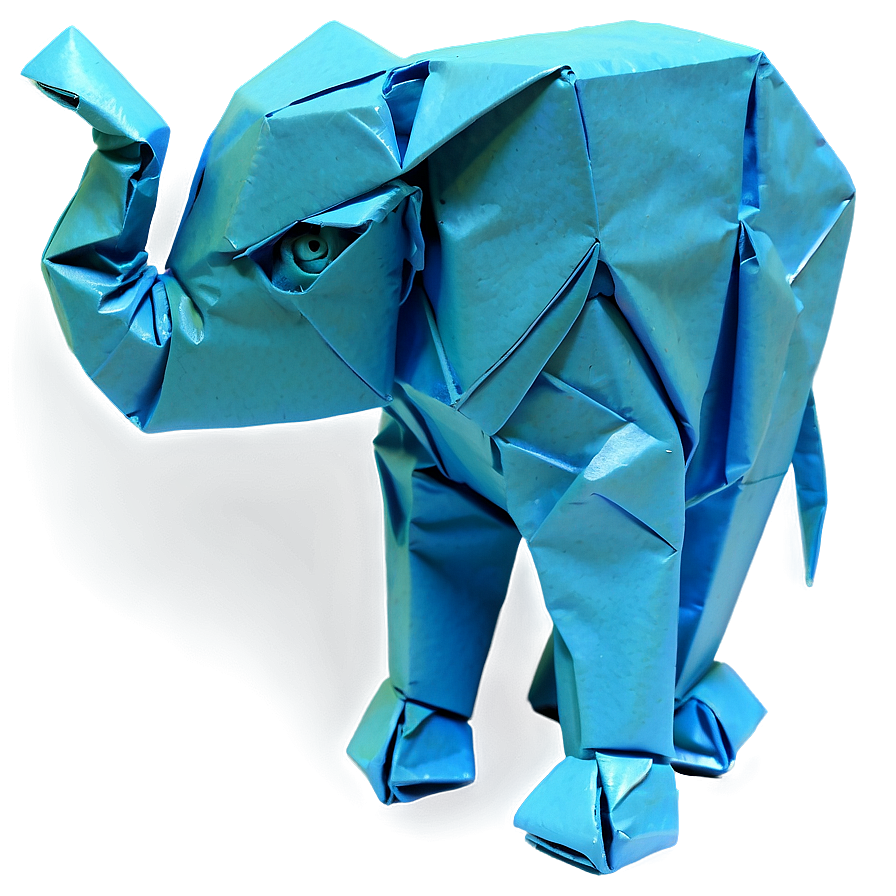 Origami Elephant Figure Png Rwk31