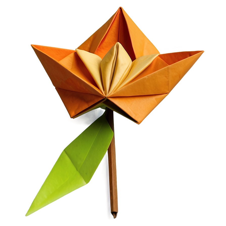 Origami Flower Design Png 72