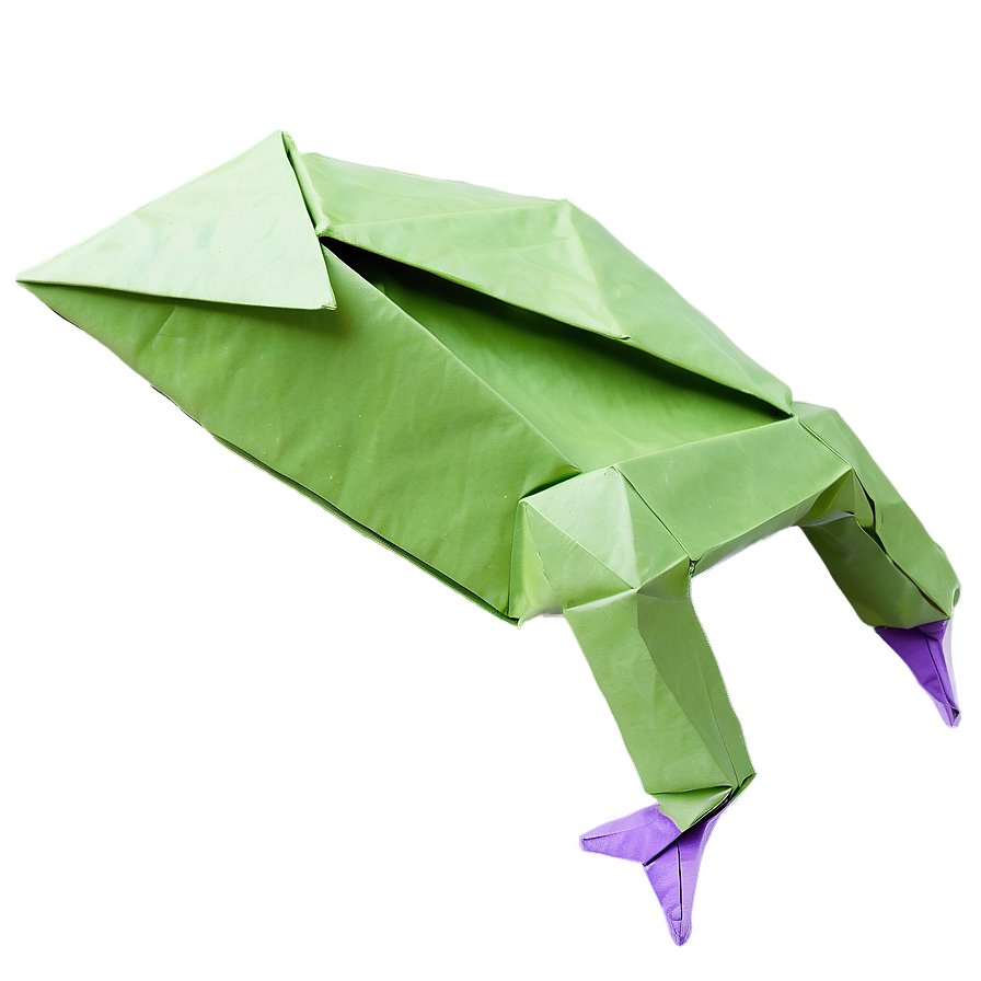 Origami Frog Jumping Instructions Png 8