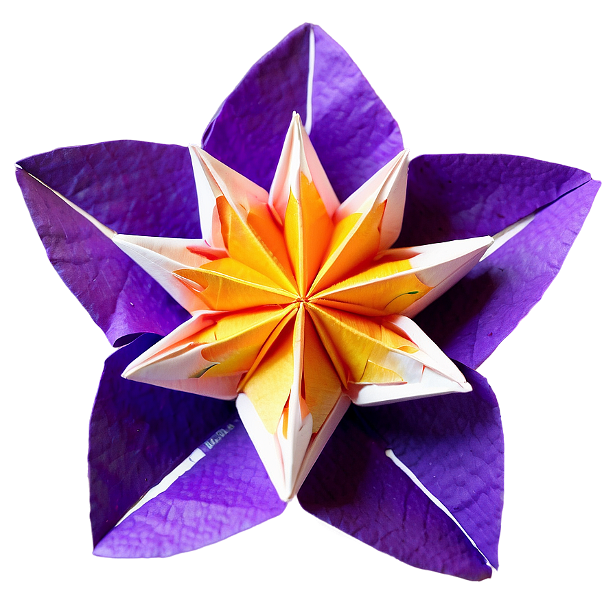 Origami Kusudama Flower Png 06112024