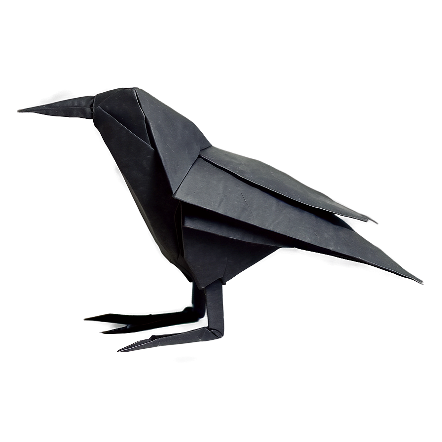 Origami Raven Figure Png 52