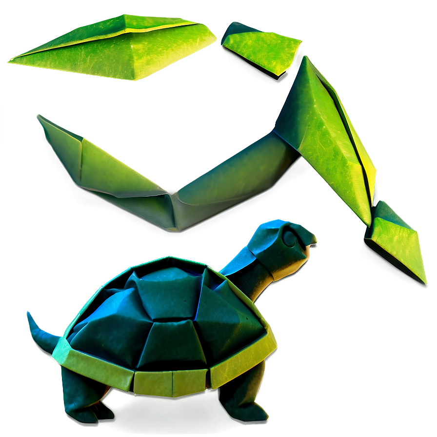 Origami Turtle Design Png 93