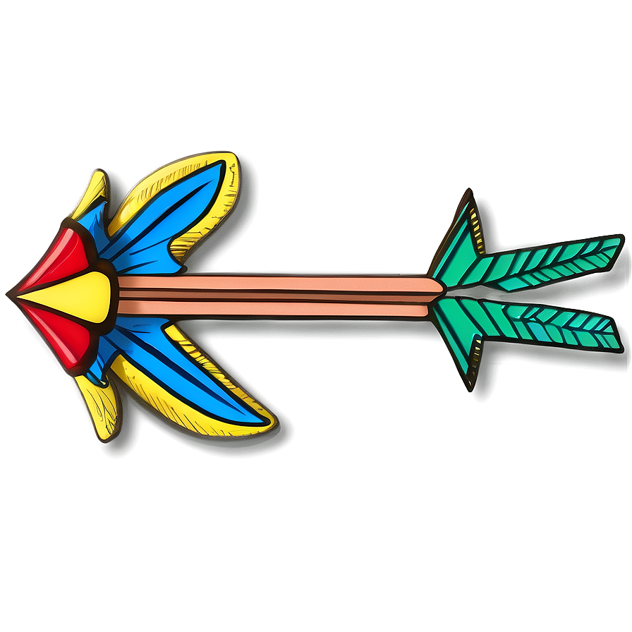 Ornamental Arrow Doodle Png 11