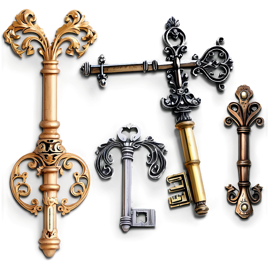 Ornamental Keys Png Ffp