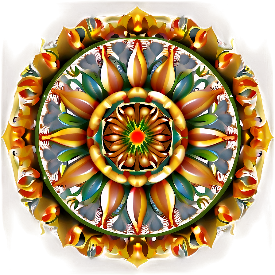 Ornamental Mandala Pattern Png Fxe