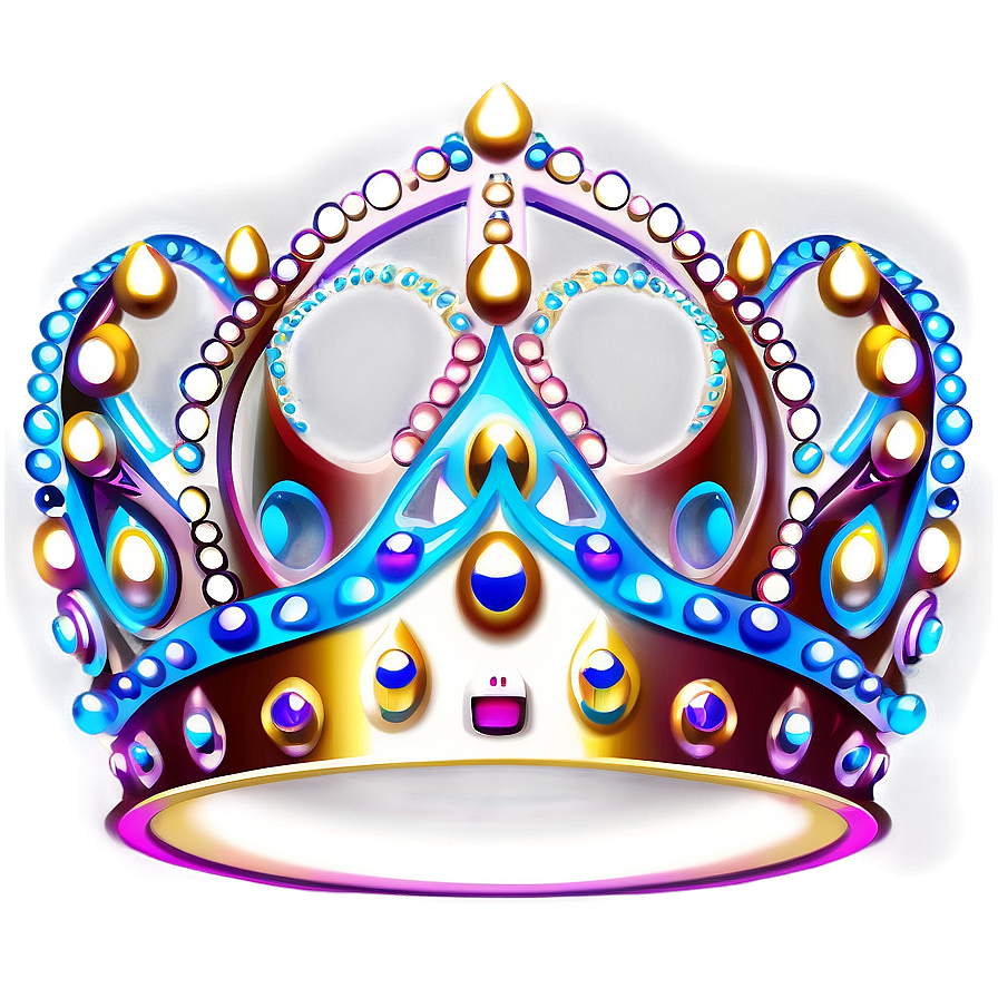 Ornamental Queen Crown Outline Png 06292024