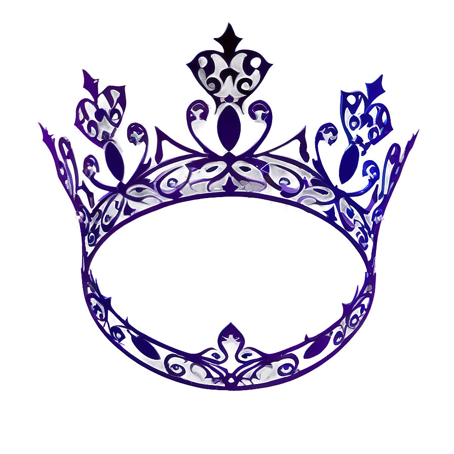 Ornamental Queen Crown Outline Png Qex81