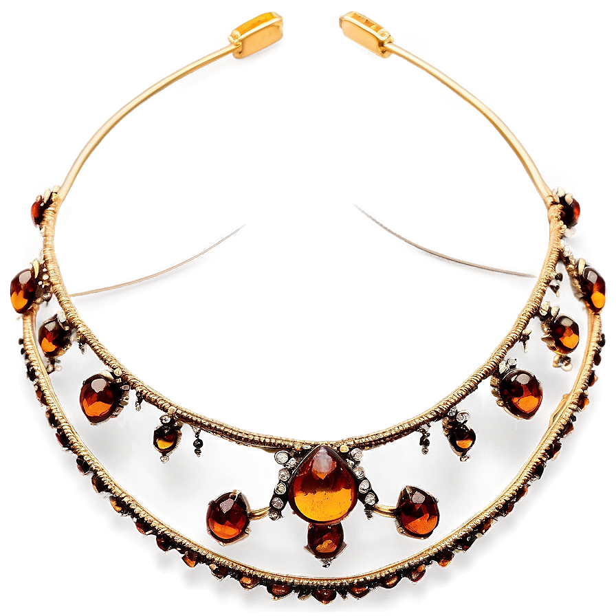 Ornate Amber Tiara Png Ssx