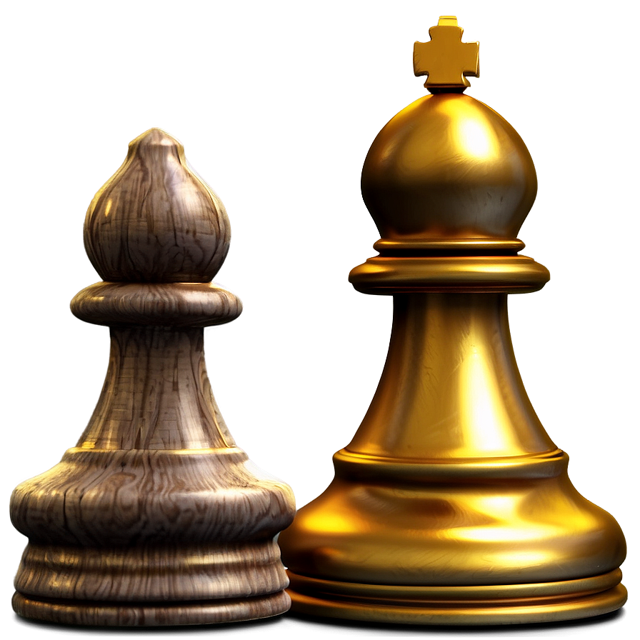 Ornate Chess Pawn Model Png Mqq