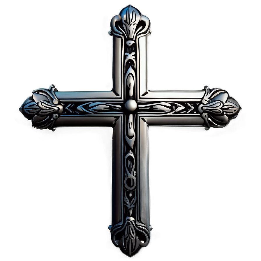 Ornate Cross Pattern Png 04302024