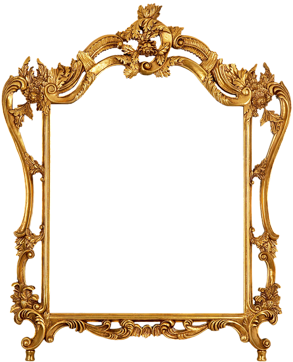 Ornate Golden Frame Design