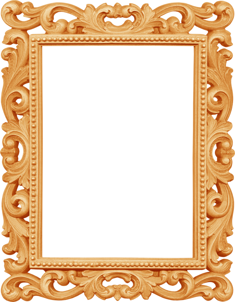 Ornate Golden Photo Frame