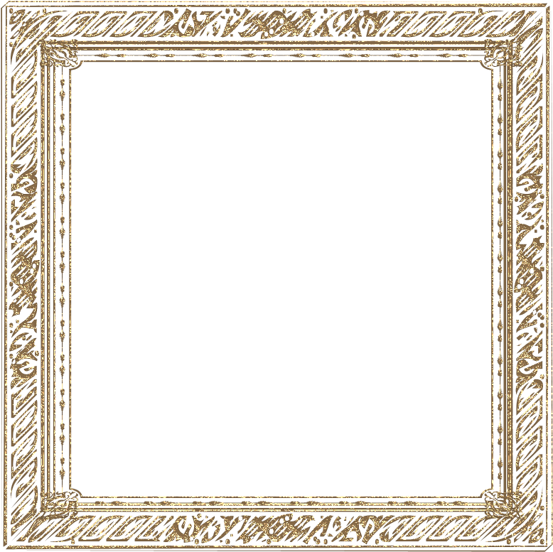 Ornate Golden Square Frame