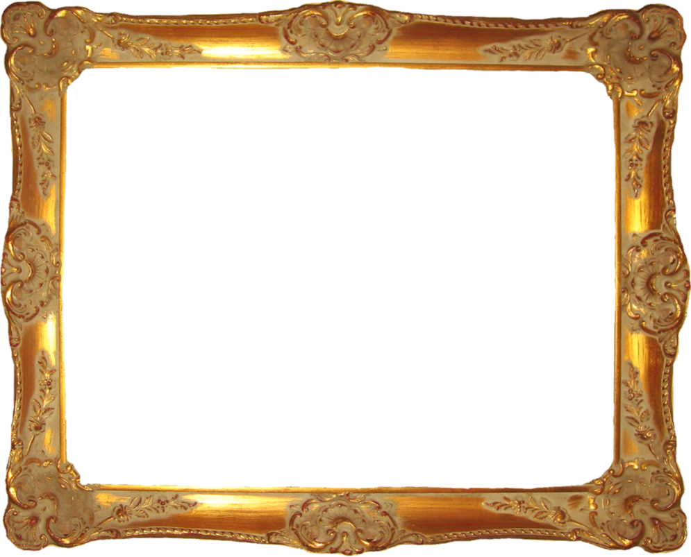 Ornate Golden Wooden Frame