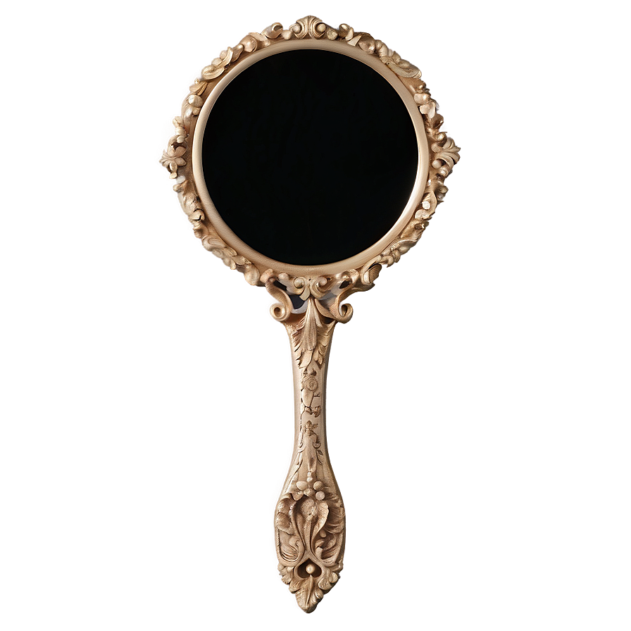 Ornate Hand Mirror Png 06212024