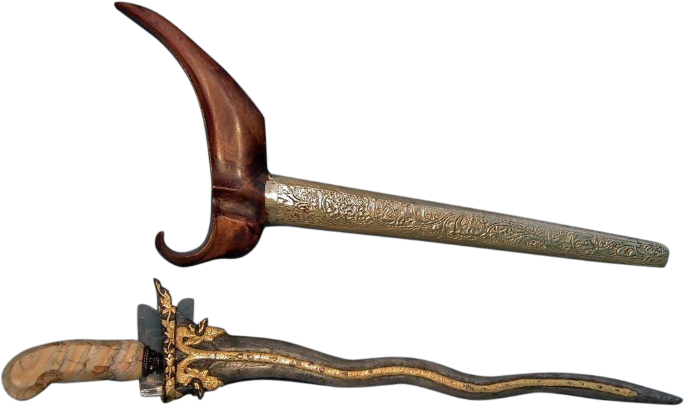 Ornate Kris Dagger Handle