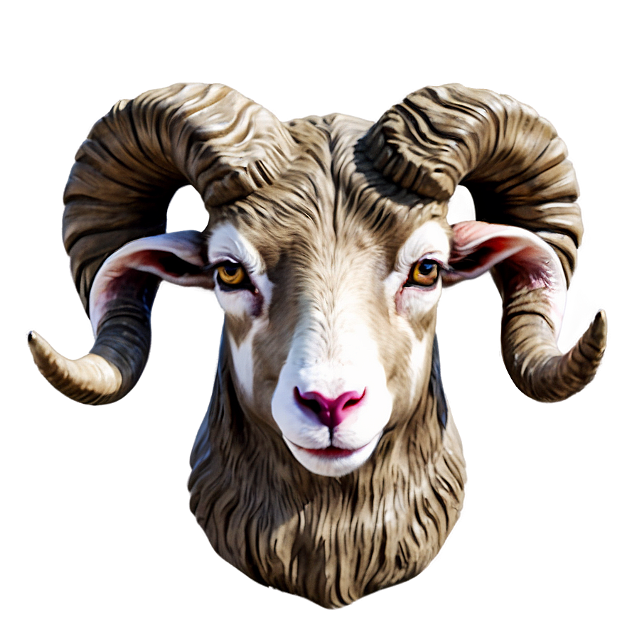 Ornate Ram Head Jewelry Png Lfr