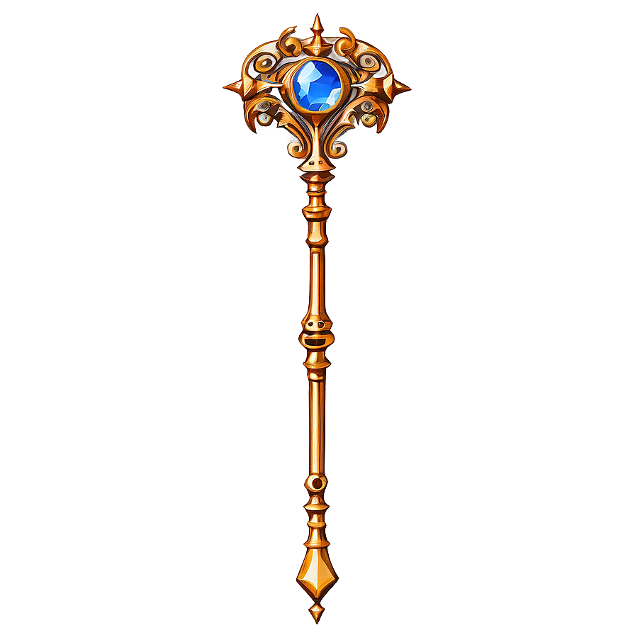 Ornate Scepter Png 06282024