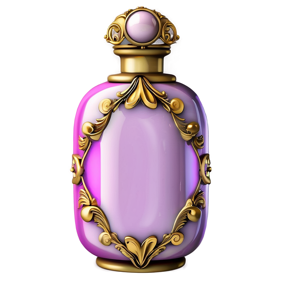 Ornate Victorian Perfume Bottle Png Iff84