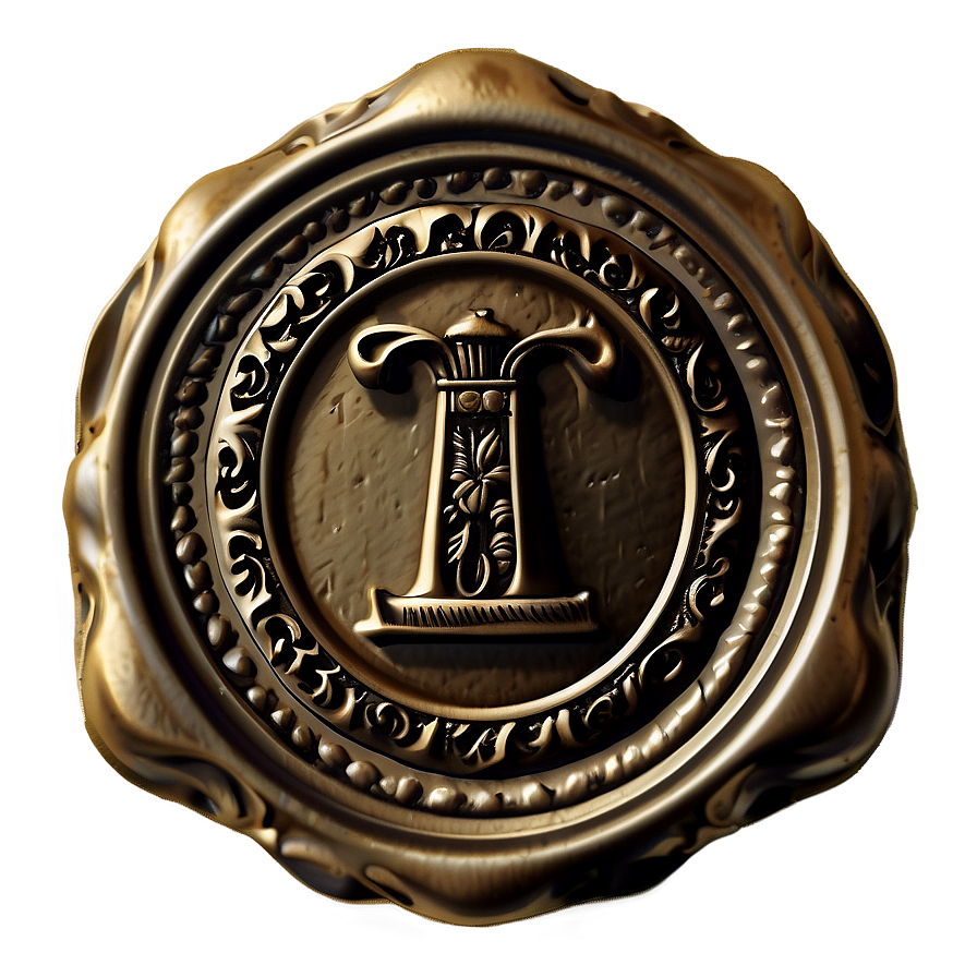 Ornate Wax Seal Png Tdg