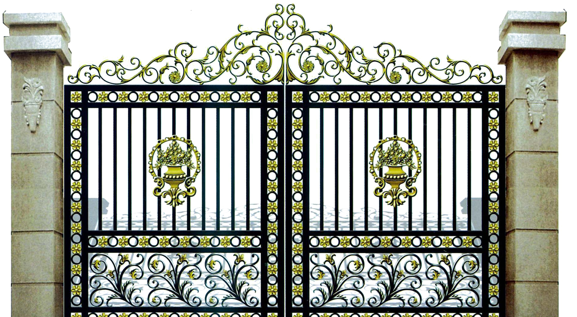 Ornate Wrought Iron Gate