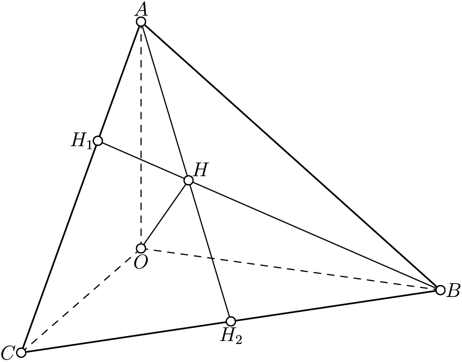 Orthocenter Geometry Triangle Diagram