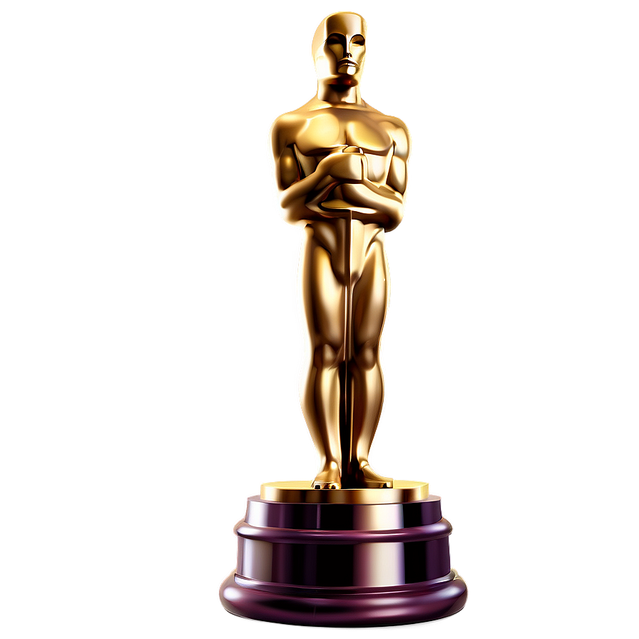 Oscar Award On Pedestal Png Hro