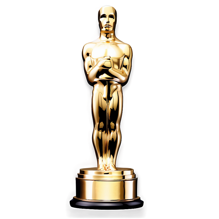 Oscar Statue In Gold Png Bih