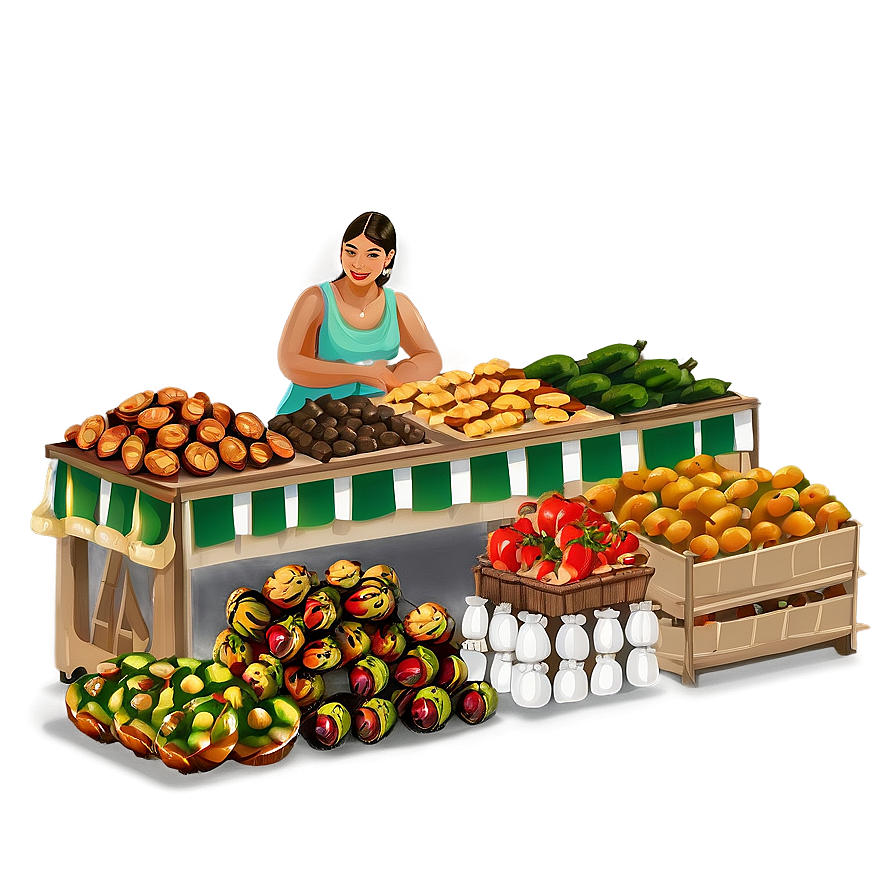 Outdoor Market Scene Png 65