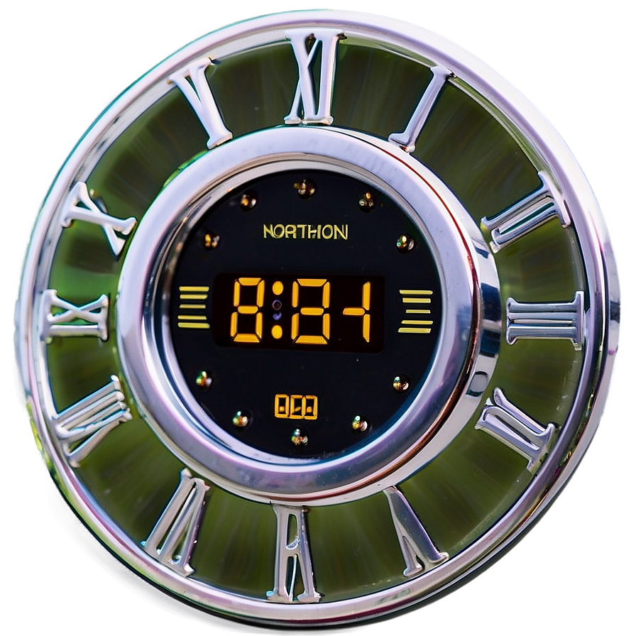 Outdoor Solar Clock Png Iag88