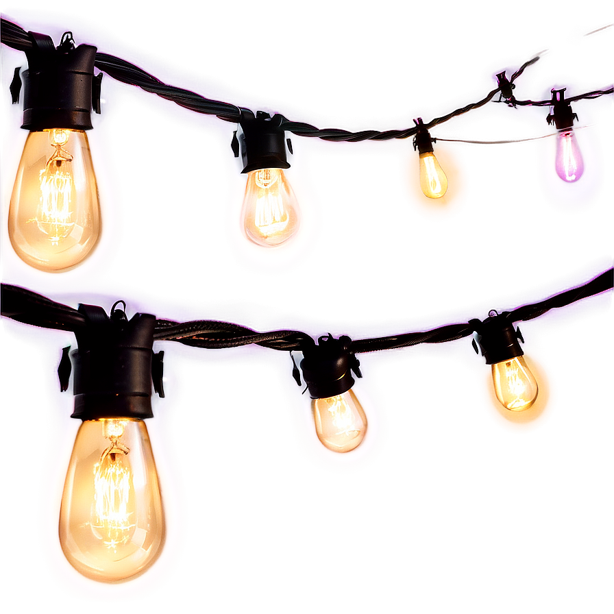 Outdoor String Light Png 12