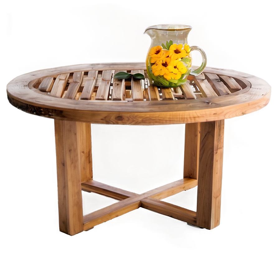 Outdoor Table Design Png Aop