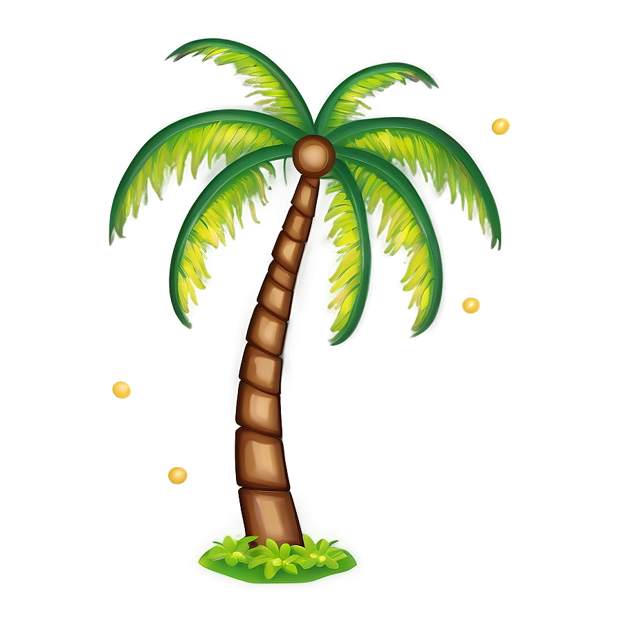 Outline Palm Tree Emoji Png Rdy