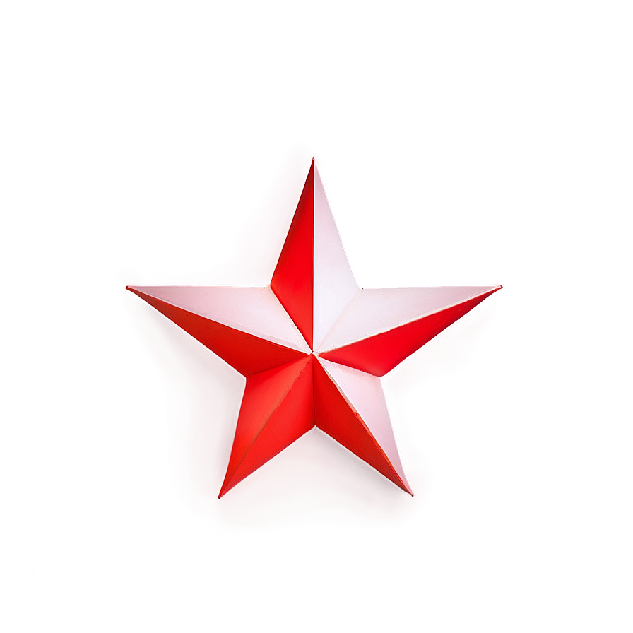 Outline Red Star Png 05232024