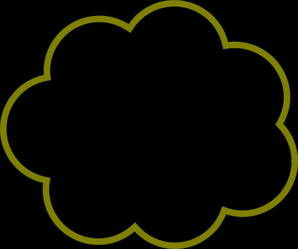 Outlined Cloud Icon