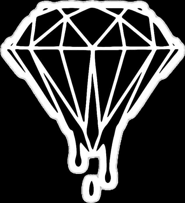 Outlined Diamond Graphic