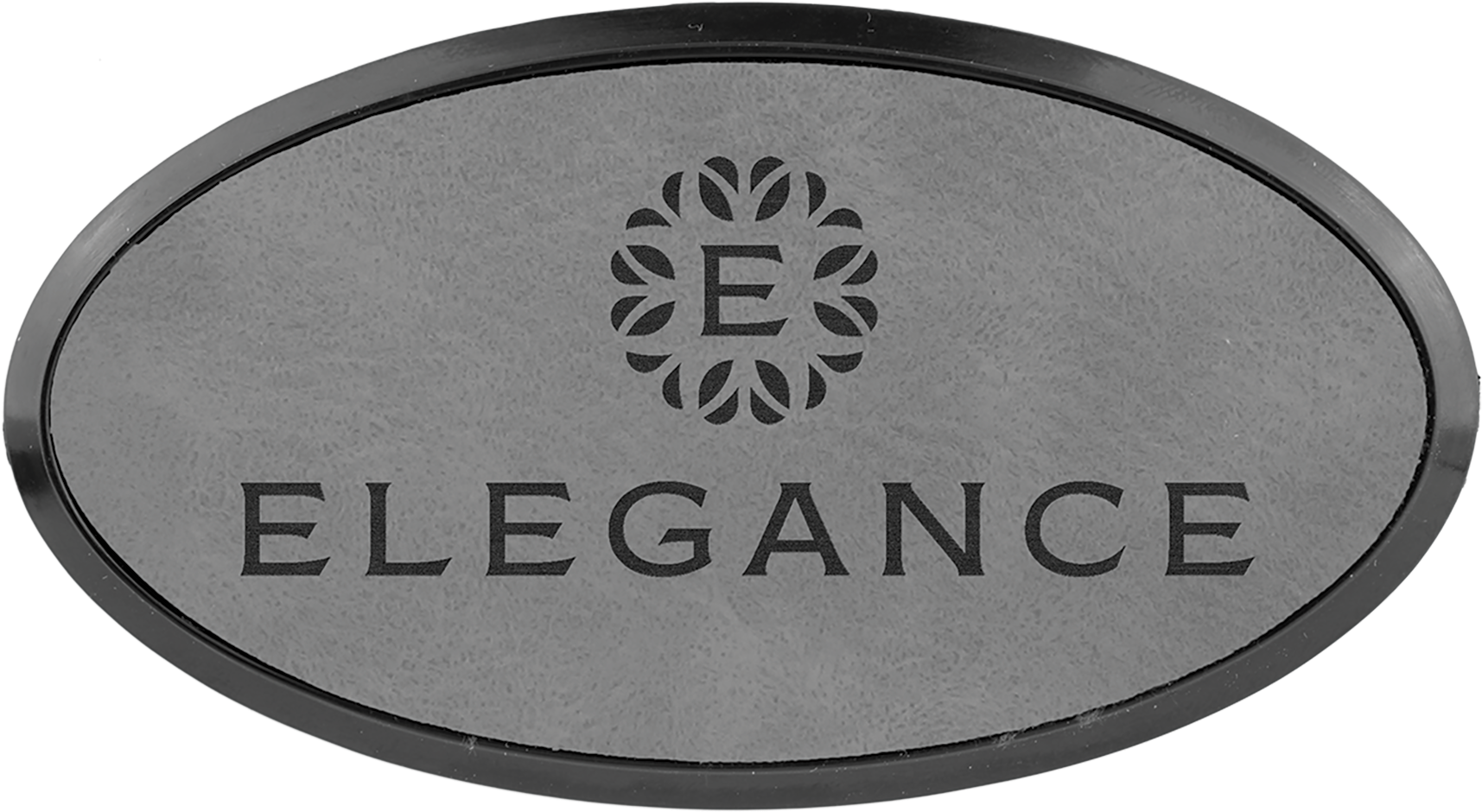 Oval Elegance Logo Plaque