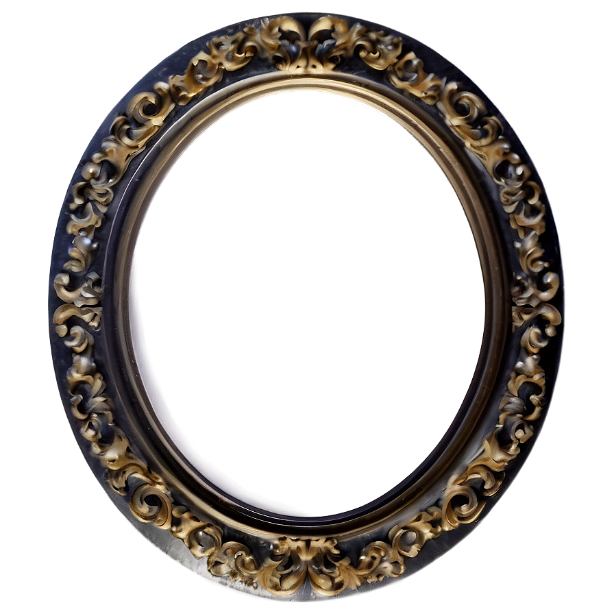 Oval Frame Design Png 12