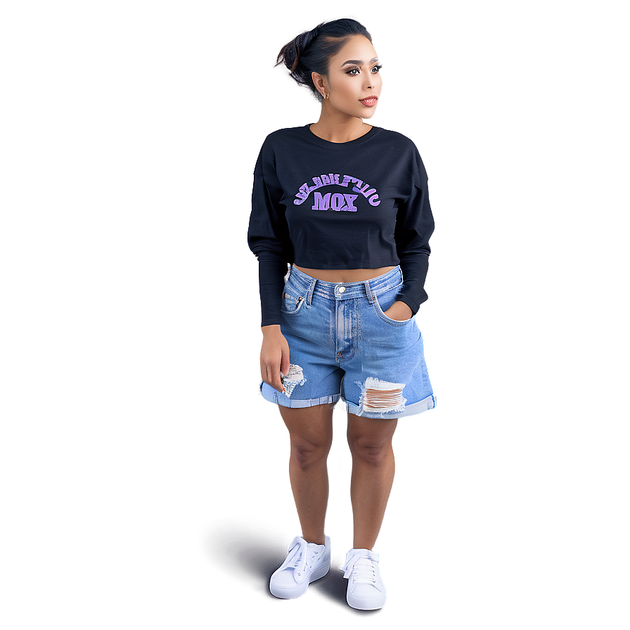 Oversized Denim Jorts Png Bkq84